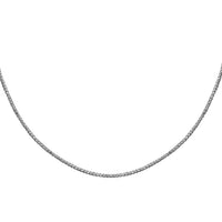 Italian Sterling Silver 1.2mm Curb Chain 20 Inches 2.40 Grams
