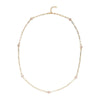 Simulated Champagne Diamond in Goldtone