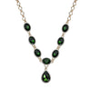 Simulated Diopside in Goldtone