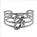 Bali Legacy Sterling Silver Dragon Cuff Bracelet (7.25 In) 58 Grams - Sticky add to cart bar
