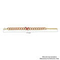 Red Austrian Crystal Curb Chain Bracelet with Butterfly Charm (7.5-9.5In) - Sticky add to cart bar
