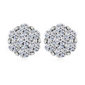 10K White Gold G-H SI Luxuriant Lab Grown Diamond Stud Earrings 0.50 ctw - Sticky add to cart bar