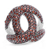 Simulated Garnet Diamond