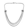 Bali Legacy Sterling Silver Toggle Clasp Dragon Multi Strand Borobudur Necklace 20 Inches 60 Grams - Sticky add to cart bar