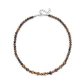 Lapis Lazuli Beaded Necklace 18-20 Inches in Silvertone 138.50 ctw - Sticky add to cart bar