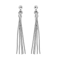 Sterling Silver Fringe Dangle Earrings 3.30 Grams - Sticky add to cart bar