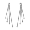 Sterling Silver Fringe Dangle Earrings 2.50 Grams - Sticky add to cart bar