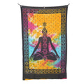 Multi Color Cotton Screen Printed Tie Dye Dreamcatcher Tapestry Wall Hanging (52x82) - Sticky add to cart bar