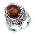 BALI LEGACY Baltic Amber Dragonfly Ring in Sterling Silver (Size 11.0) 10.50 Grams - Sticky add to cart bar