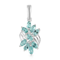 Green Apatite Pendant in Sterling Silver 1.45 ctw - Sticky add to cart bar