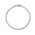 Simulated Yellow Diamond Tennis Bracelet in Silvertone (7.25 In) 8.00 ctw - Sticky add to cart bar