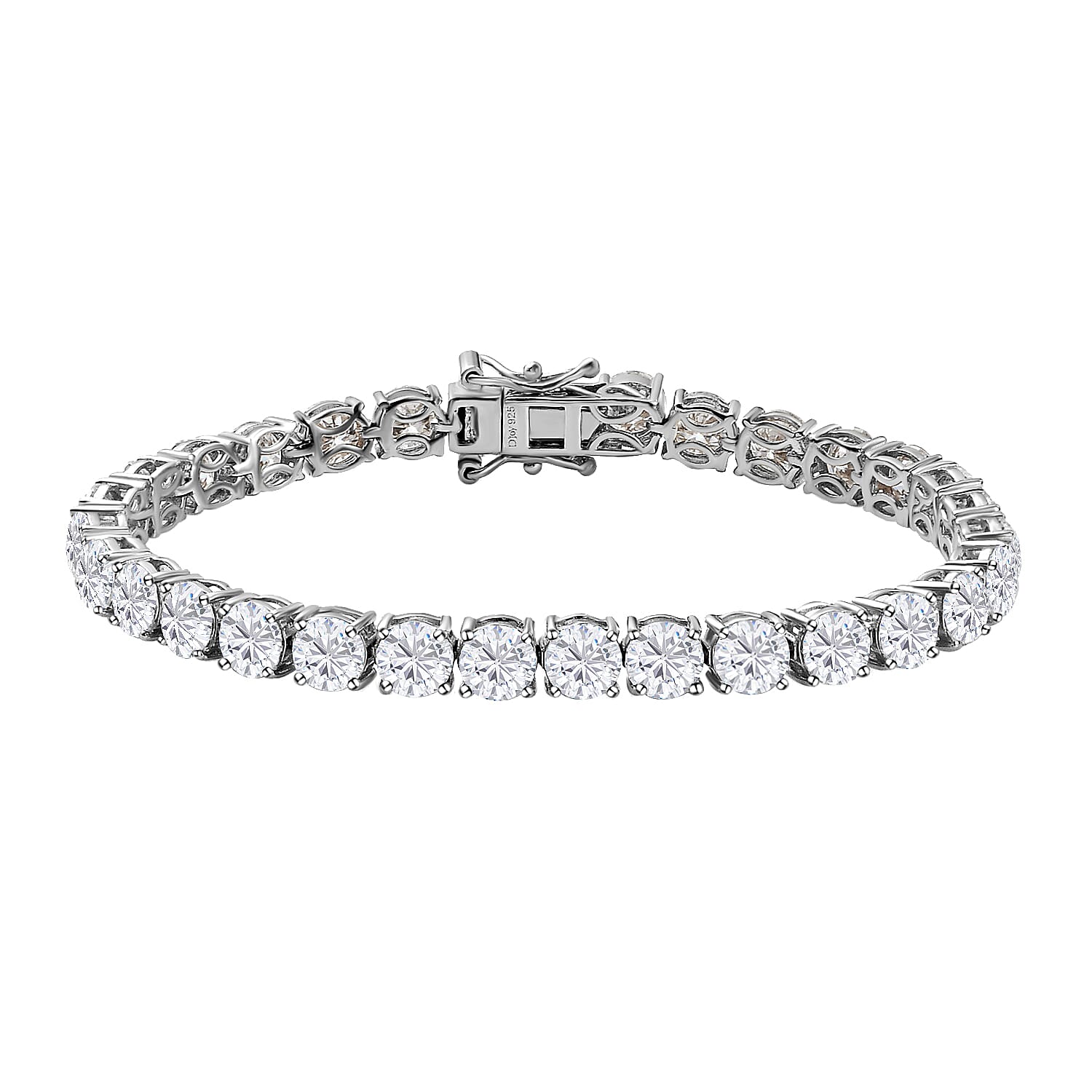 100-facet-moissanite-vs-ef-tennis-bracelet-in-platinum-over-sterling-silver-7.25-in-9.40-grams-15.50-ctw