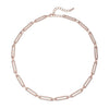 White Austrian Crystal in Rosetone