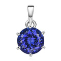 Rhapsody 950 Platinum AAAA Portuguese Cut 161 facet Tanzanite 3.35 ctw Solitaire Pendant - Sticky add to cart bar
