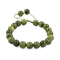 Connemara Marble 50.00 ctw Beaded Shambala Bracelet (Adjustable) - Sticky add to cart bar