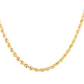 New York Closeout Italian 10K Yellow Gold 4mm Rope Necklace 26 Inches 8.5 Grams - Sticky add to cart bar