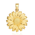 24K Yellow Gold Electroform Daisy Flower Pendant, Floral Pendant, Daisy Pendant, 24K Yellow Gold Pendant 2.20 Grams - Sticky add to cart bar