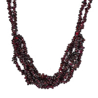 Peridot Chips Multi Row Necklace 20 Inches in Sterling Silver 324.90 ctw