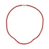 Simulated Red Diamond in Goldtone