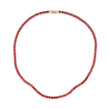 Simulated Yellow Diamond Necklace 18 Inches in Goldtone 53.00 ctw - Sticky add to cart bar