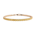 Simulated White Cubic Zirconia Tennis Bracelet in Silvertone (7.25 In) 13.00 ctw - Sticky add to cart bar