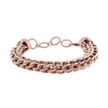 14K Yellow Gold Over Sterling Silver Link Bracelet (7.25 In) 20.10 Grams - Sticky add to cart bar