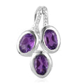 Amethyst Pendant in Sterling Silver (Delivery in 7-10 Business Days) 1.15 ctw - Sticky add to cart bar