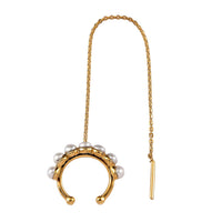 Freshwater Pearl Ear Cuff Vermeil Yellow Gold Over Sterling Silver