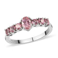 Tanzanite Ring in Platinum Over Sterling Silver (Size 5.0) 1.10 ctw - Sticky add to cart bar
