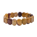 Blue Goldstone Section Stretch Bracelet 124.50 ctw - Sticky add to cart bar