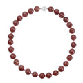 Strawberry Quartz 12-14mm Beaded Necklace 20 Inches in Rhodium Over Sterling Silver 435.00 ctw - Sticky add to cart bar