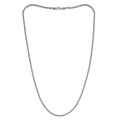 Foxtail Box Necklace 24 Inches in Stainless Steel 11.90 Grams - Sticky add to cart bar