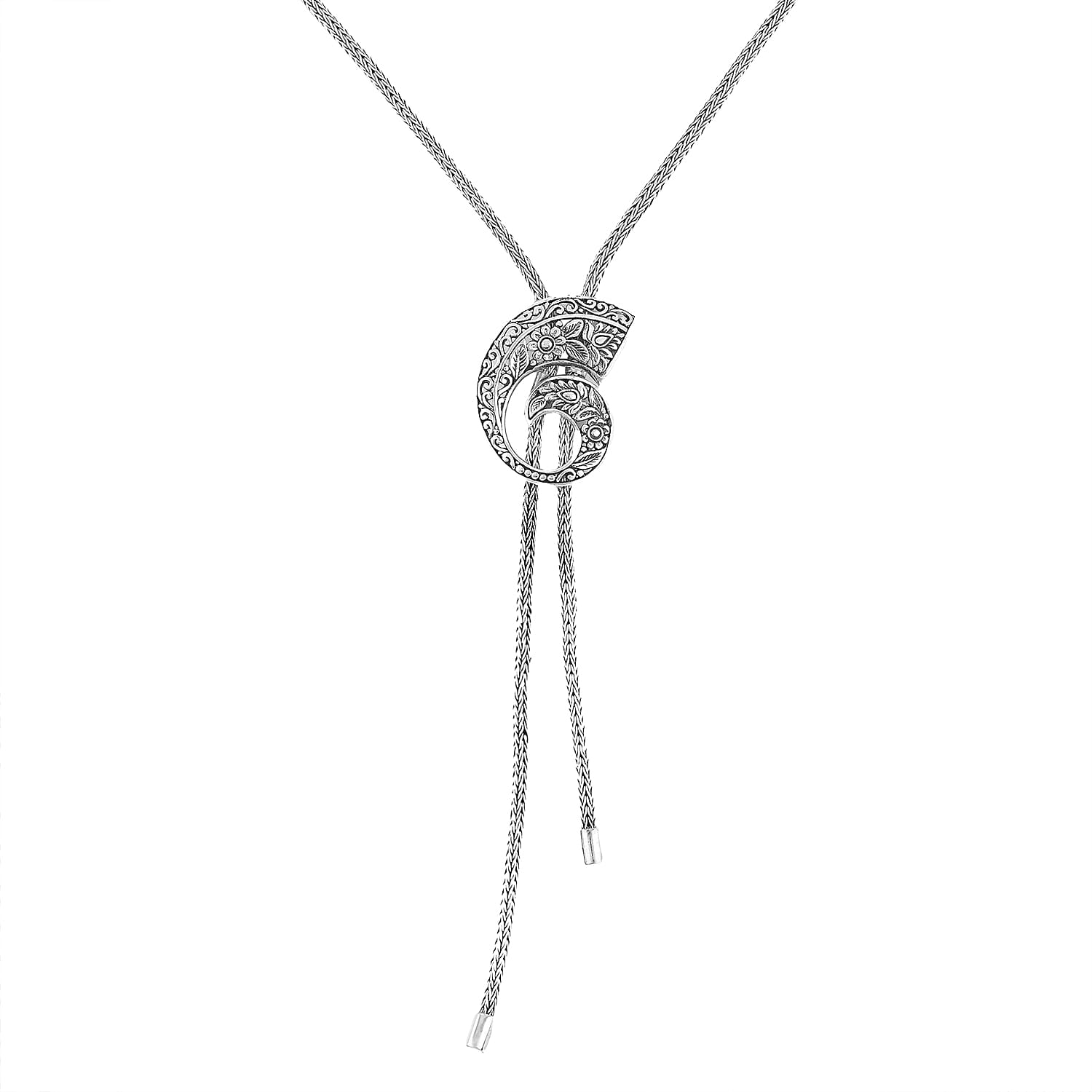 BALI LEGACY Sterling Silver Lariat Necklace (20 Inches) 29.50 Grams
