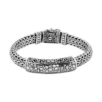 BALI LEGACY Sterling Silver Braided Chain Bracelet (7.00 In) 64.3 Grams