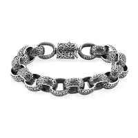 Jessica Exclusive Pick BALI LEGACY Sterling Silver Bracelet (7.50 In) 49.80 Grams