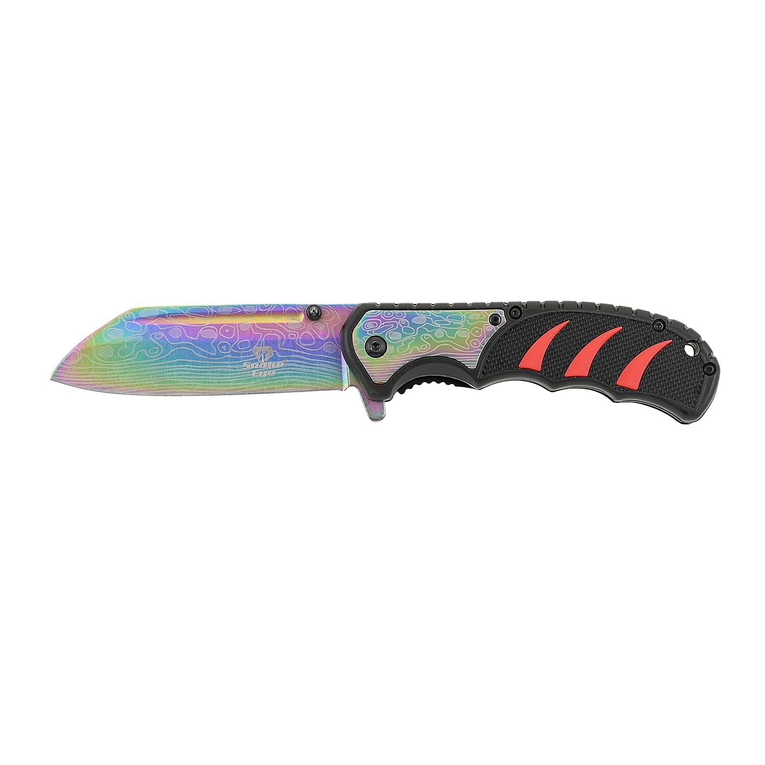 SNAKE EYE Iridescent Pocket Knife