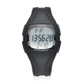 STRADA Japanese and Electronic Movement Multifunctional Key Led Dial Watch with Black Silicone Strap - Sticky add to cart bar