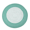 Green Circular Wool and Cotton Rug, Bedroom Rug, Living Room Rug, Indoor Outdoor Carpet, Carpets for Living Room Bedroom - Sticky add to cart bar