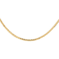 OTTOMAN TREASURE 2.7mm Spiga Necklace in 18K Yellow Gold 7.50 Grams 20 Inches