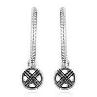 MARVEL Wolverine Hoop Earrings in Silvertone