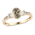 LUXORO 10K Yellow Gold Premium Turkizite, Diamond Ring (Size 7.0) (2 g) 1.00 ctw - Sticky add to cart bar