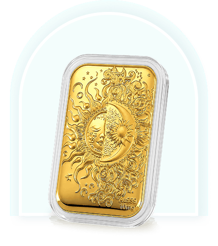 Celestial zodiac gold coin sheet