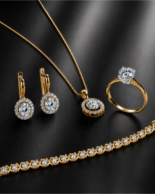 Lab-grown diamond earrings