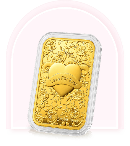 Golden heart of forever gold sheet