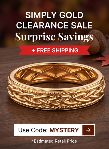 clearance plain gold
