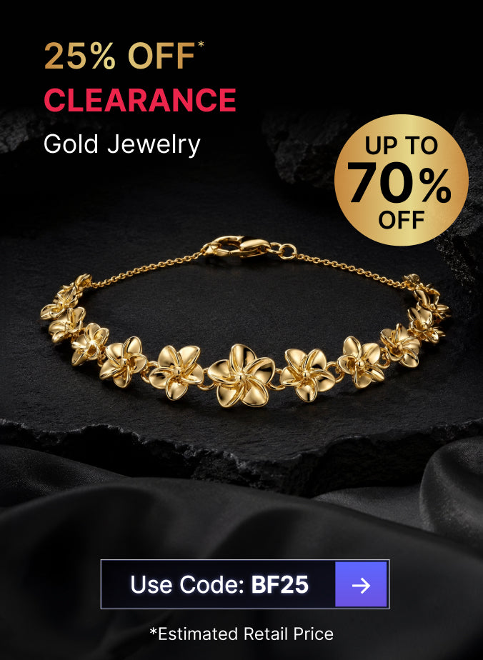 clearance gold jewelry
