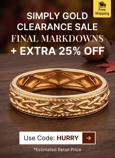 clearance plain gold