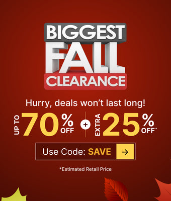 THE BIGGEST FALL CLEARANCE