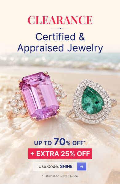 Clearance Certified And Appraised Jewelry