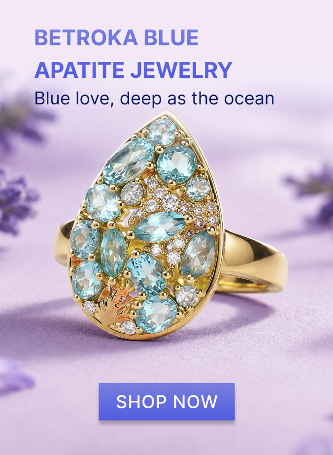 BETROKA BLUE APATITE JEWELRY